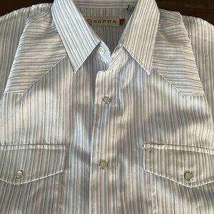 Roper Snap Button Shirt Classic Formal Style